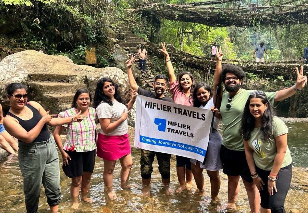 Day 5: Double Decker Living Root Bridge Trek → Mawsmai Cave → Cherrapunji